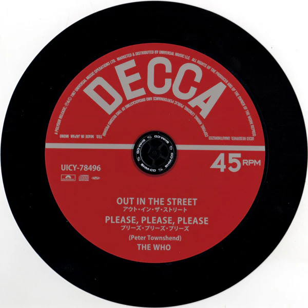 The Who = The Who - アウト・イン・ザ・ストリート/プリーズ・プリーズ・プリーズ = Out In The Street / Please Please Please (CD) - Image 3