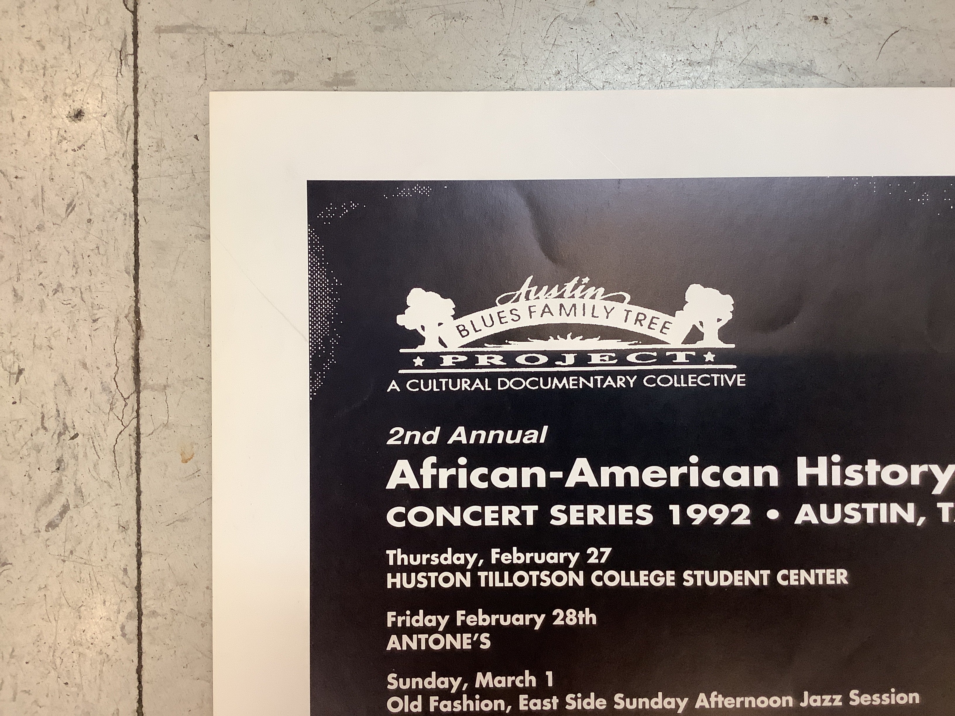 2nd Annual African American History Month Concert Series - 1992 (Poster) - Image 2