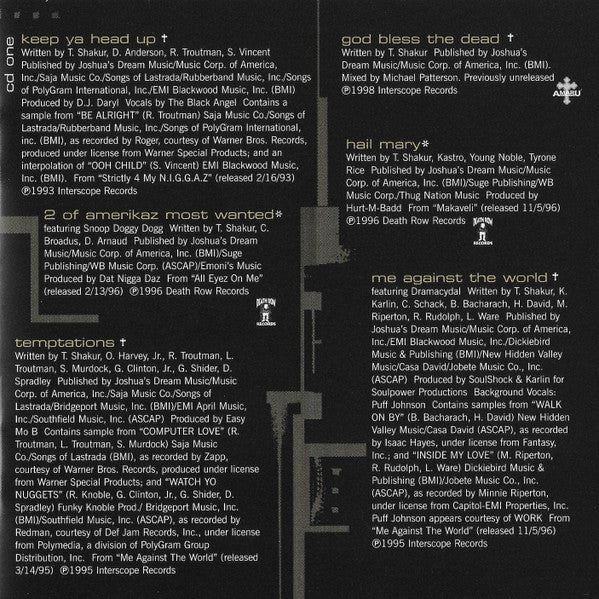 2Pac - Greatest Hits (CD) - Image 3