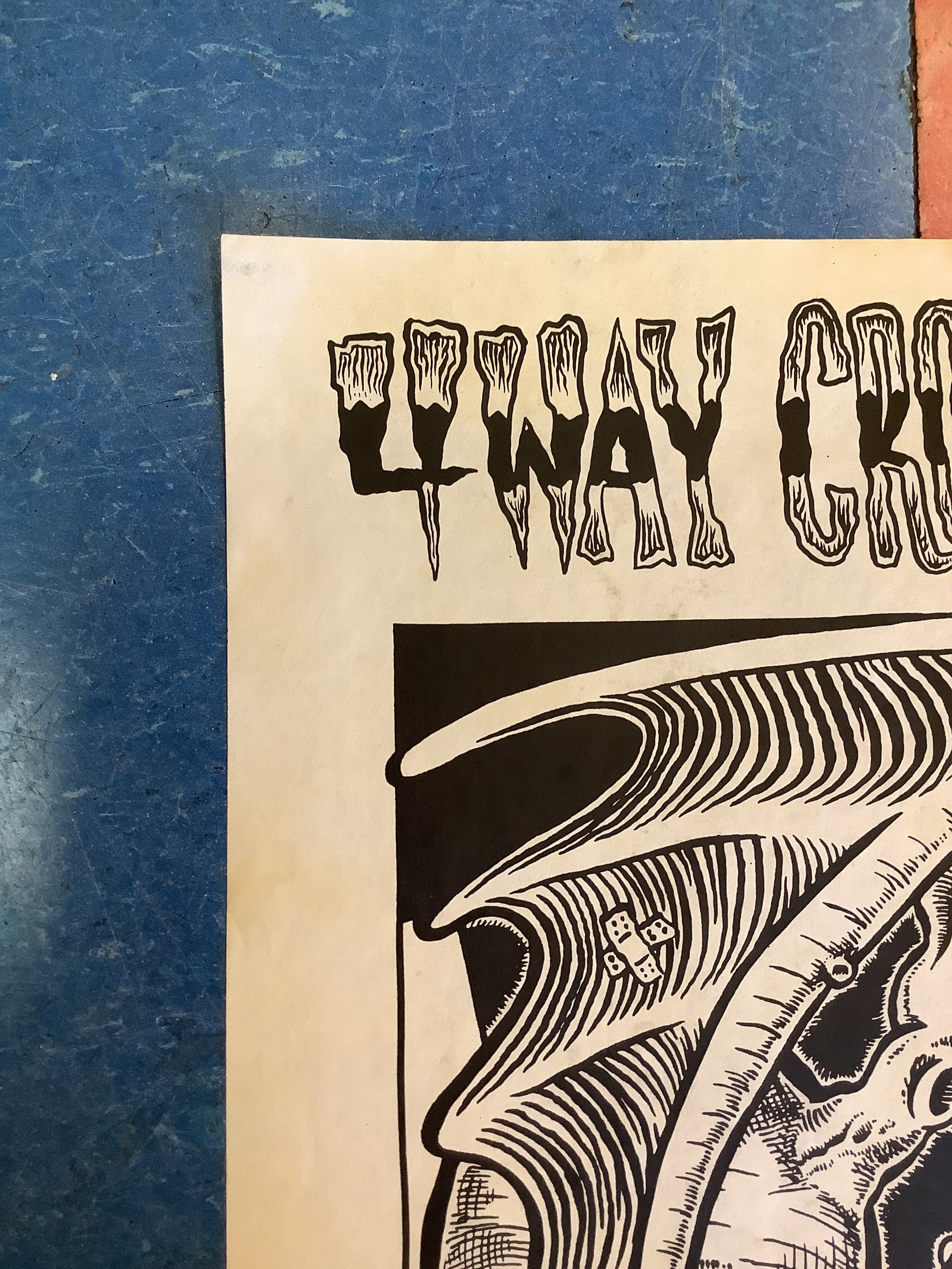 4 Way Cross at Cannibal Club - 1989 (Poster) - Image 2