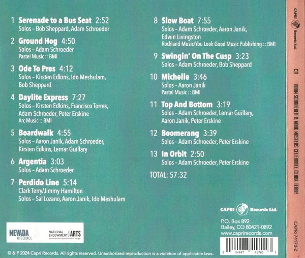 Adam Schroeder & Mark Masters  - CT! (CD) - Image 2