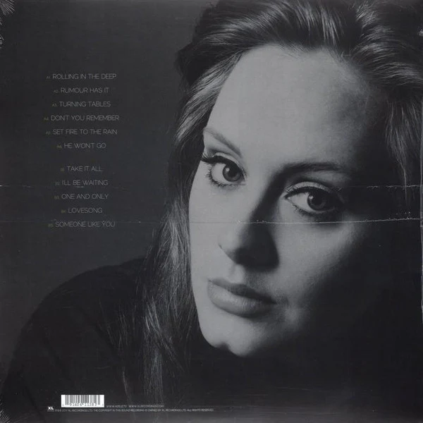Adele (3) - 21 (LP, Album, RE) - Image 2