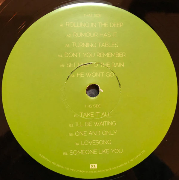 Adele (3) - 21 (LP, Album, RE) - Image 4