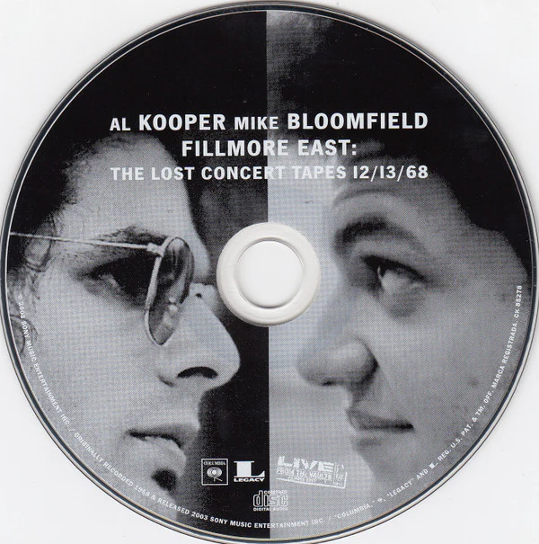 Al Kooper / Mike Bloomfield - Fillmore East: The Lost Concert Tapes 12/13/68 (CD) - Image 3