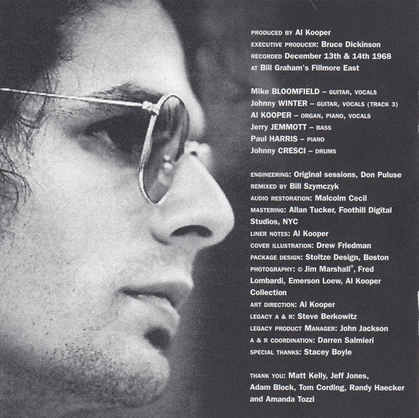 Al Kooper / Mike Bloomfield - Fillmore East: The Lost Concert Tapes 12/13/68 (CD) - Image 5