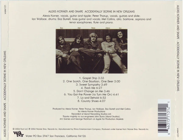 Alexis Korner & Snape - Accidentally Borne In New Orleans (CD) - Image 2