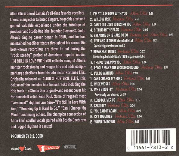 Alton Ellis Featuring Hortense Ellis - I'm Still In Love With You (CD) - Image 2