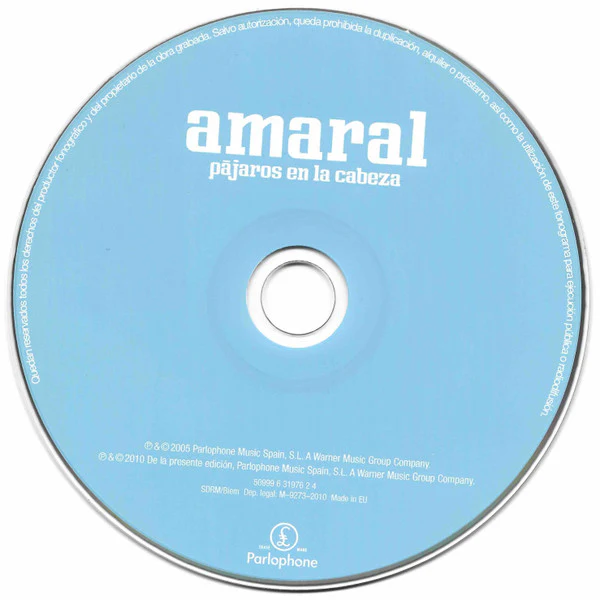 Amaral - Pájaros En La Cabeza (CD) - Image 3