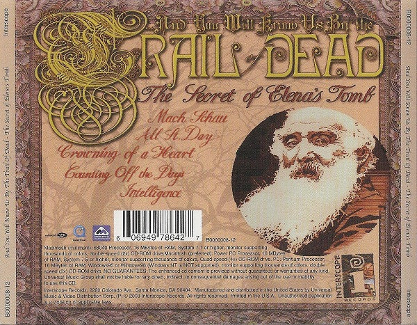And You Will Know Us By The Trail Of Dead* - The Secret Of Elena's Tomb (CD) - Image 2