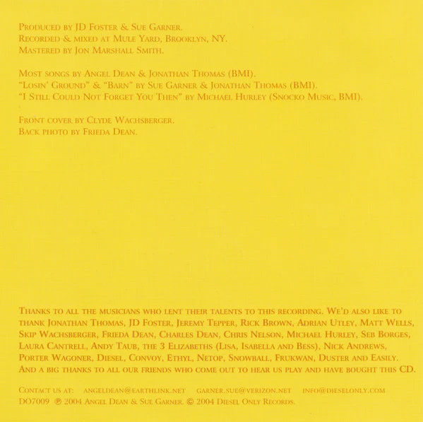 Angel Dean & Sue Garner - Pot Liquor (CD) - Image 4
