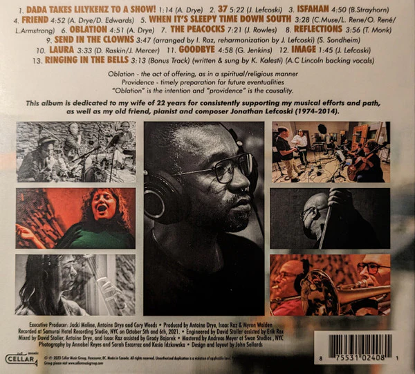 Antoine Drye - Retreat To Beauty (Oblation, Vol. 3: Providence) (CD) - Image 2