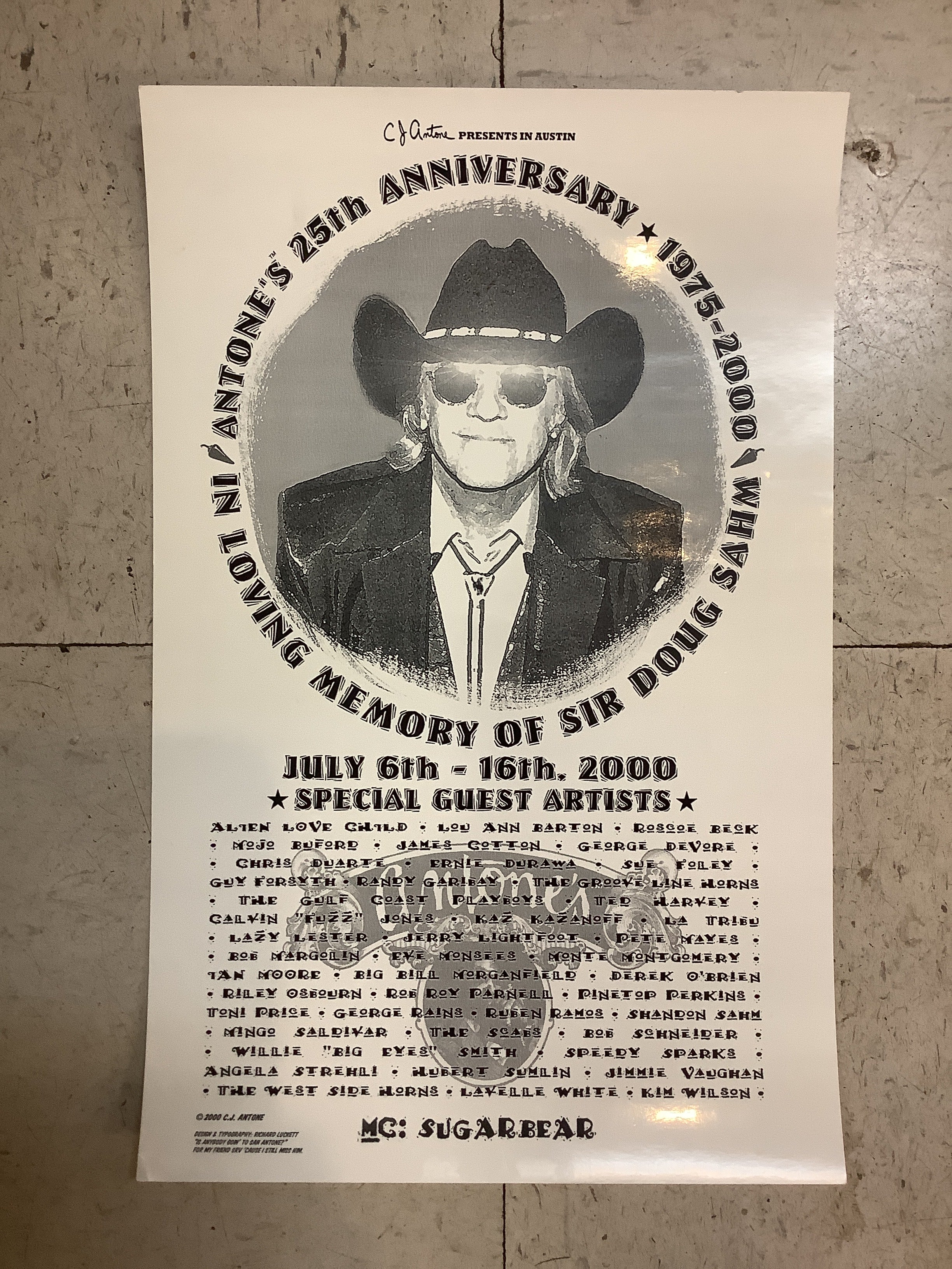 Antone's 25th Anniversary - 2000 (Poster)