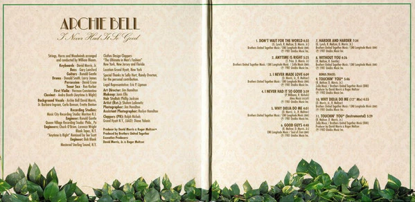 Archie Bell - I Never Had It So Good (CD) - Image 3