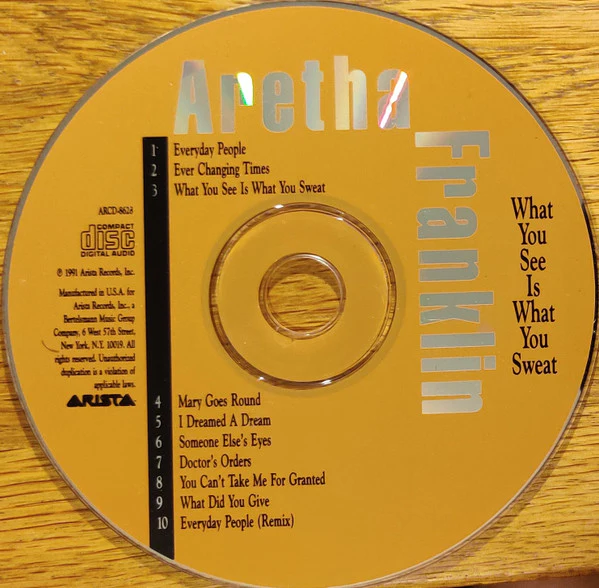 Aretha Franklin - What You See Is What You Sweat (CD) - Image 3