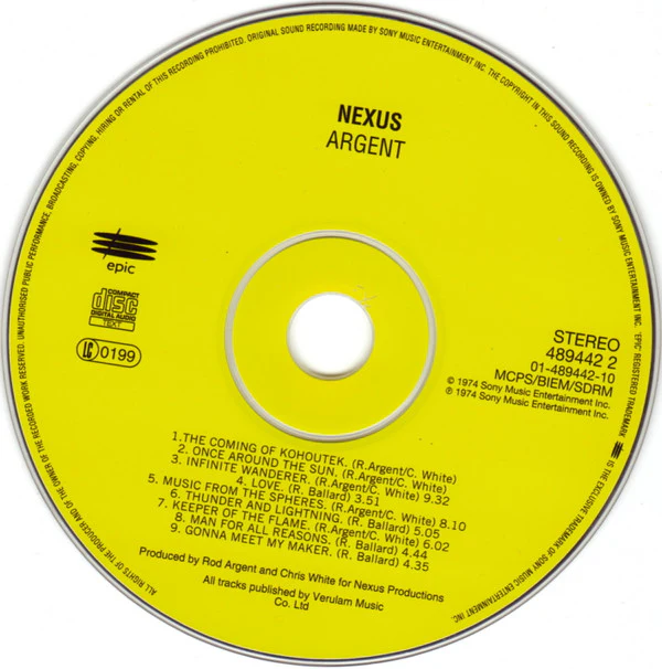 Argent - Nexus (CD) - Image 3