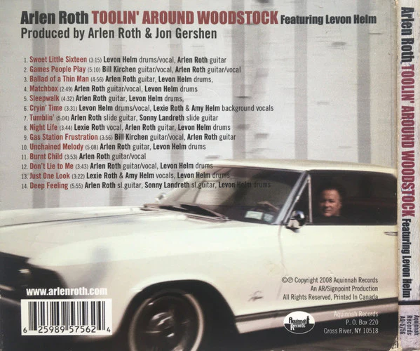 Arlen Roth - Toolin' Around Woodstock (CD) - Image 2