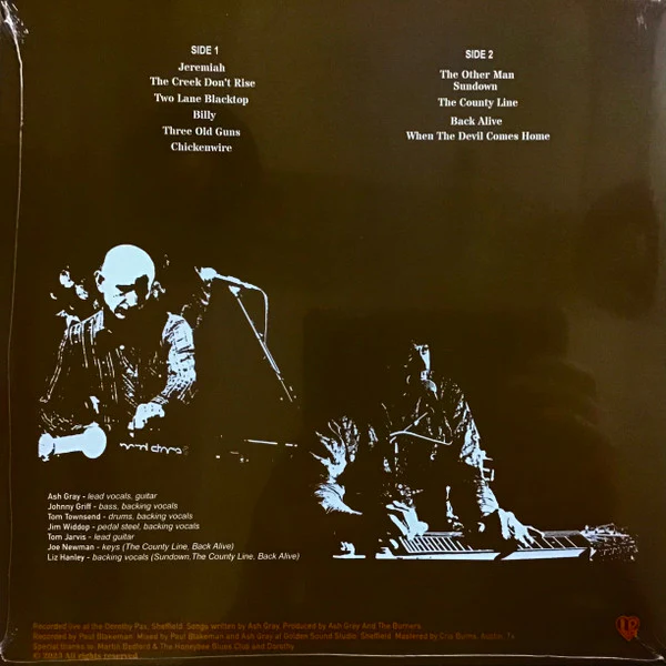 Ash Gray & The Burners - Live 55 (Vinyl) - Image 2
