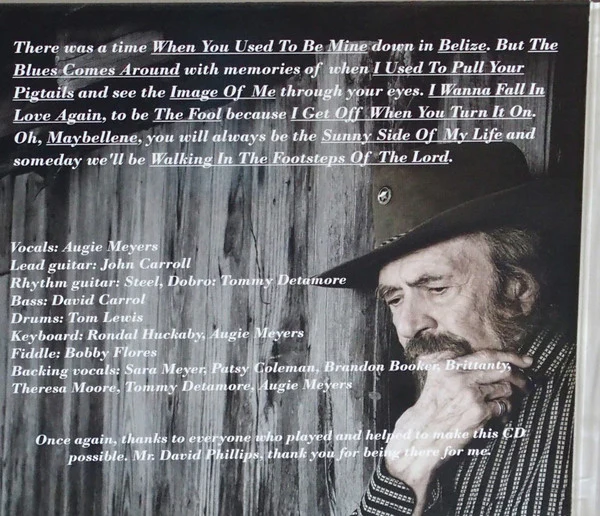 Augie Meyers - When You Used To Be Mine (CD) - Image 3