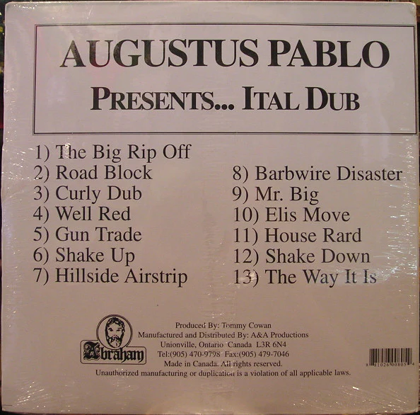 Augustus Pablo - Ital Dub (Vinyl) - Image 2
