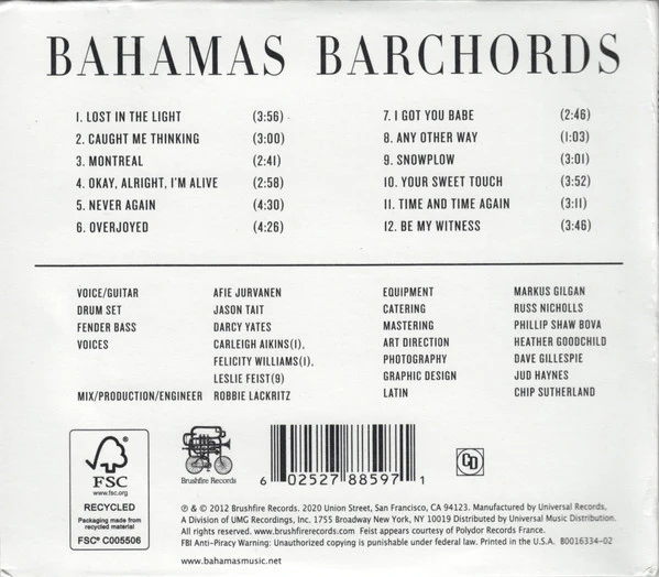 Bahamas  - Barchords (CD) - Image 2