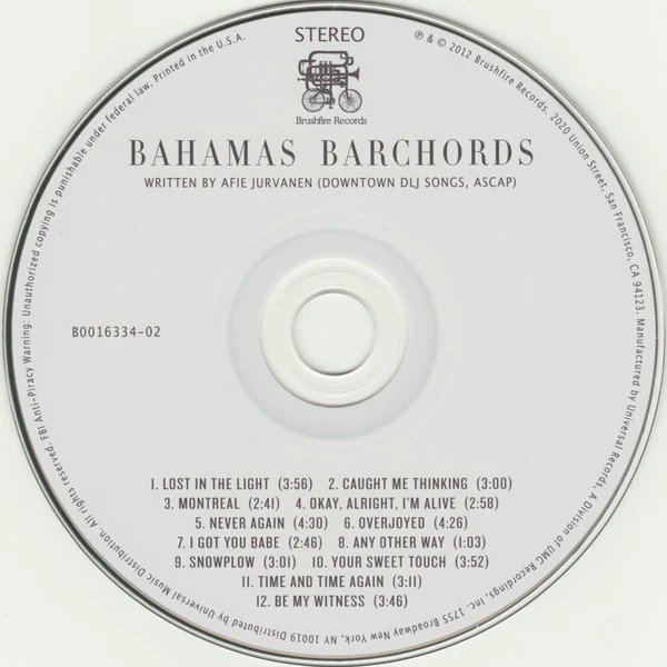 Bahamas  - Barchords (CD) - Image 3