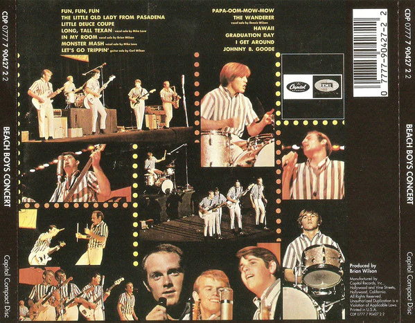 Beach Boys* - Concert (CD) - Image 2
