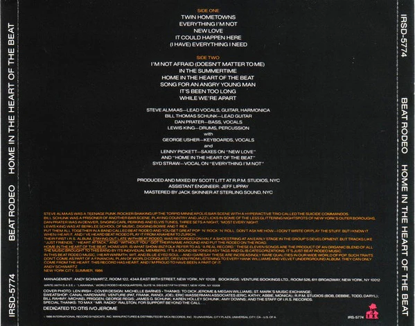 Beat Rodeo - Home In The Heart Of The Beat (CD) - Image 2