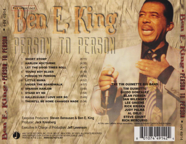 Ben E. King - Person To Person (Live At The Blue Note) (CD) - Image 2