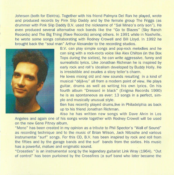 Ben Vaughn - Mono (CD) - Image 3
