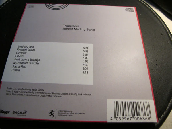 Benoît Martiny Band - Trauerspill (CD) - Image 2