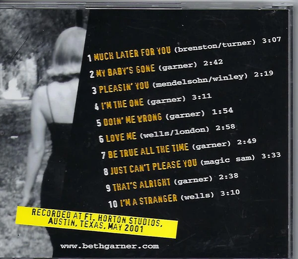 Beth Garner - Much Later For You (CD) - Image 2