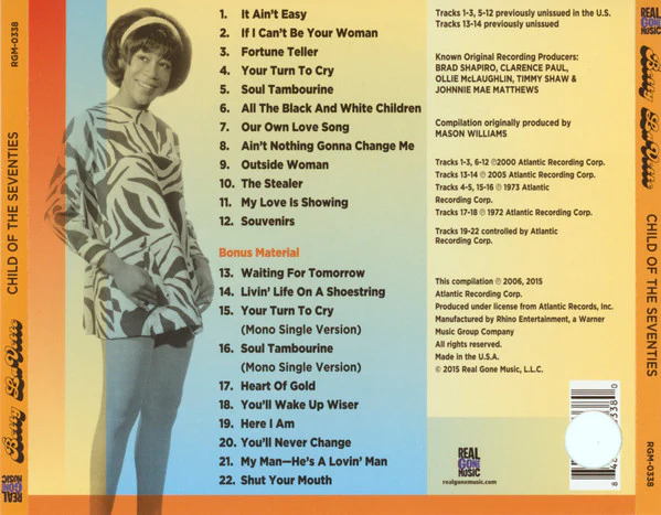 Bettye Lavette - Child Of The Seventies (CD) - Image 3