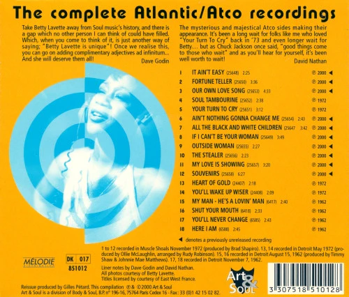 Betty Lavette* - Souvenirs (CD) - Image 2