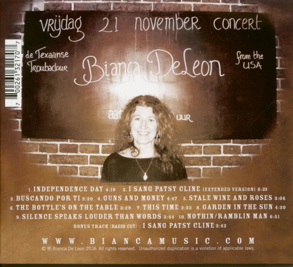 Bianca De Leon - Love, Guns & Money (CD) - Image 2