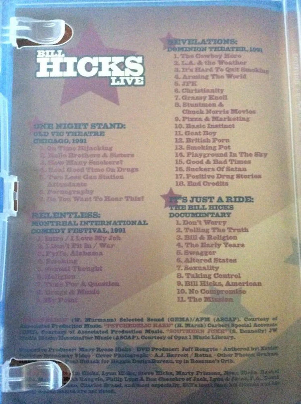 Bill Hicks - Live (DVD) - Image 3