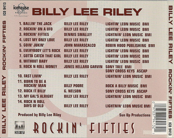 Billy Lee Riley - Rockin' Fifties (CD) - Image 2