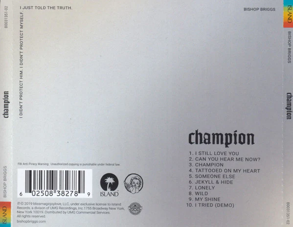 Bishop Briggs - Champion (CD) - Image 2