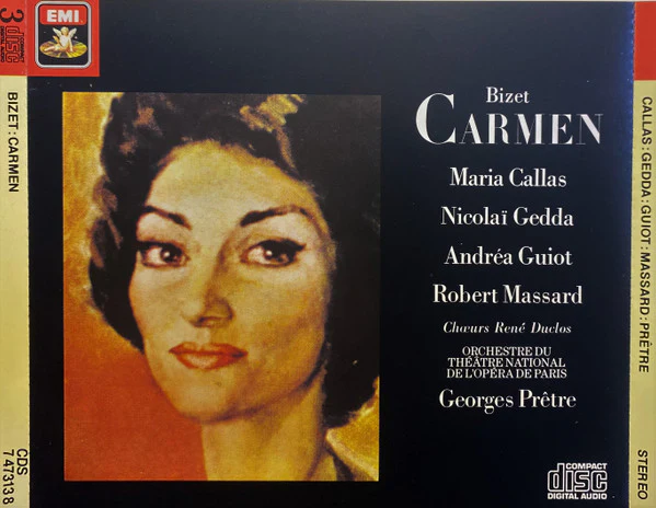 Georges Bizet / Maria Callas, Nicolai Gedda, Andréa Guiot, Robert Massard, Les Chœurs René Duclos, Orchestre National De L'Opéra De Paris, Georges Prêtre - Carmen (CD)