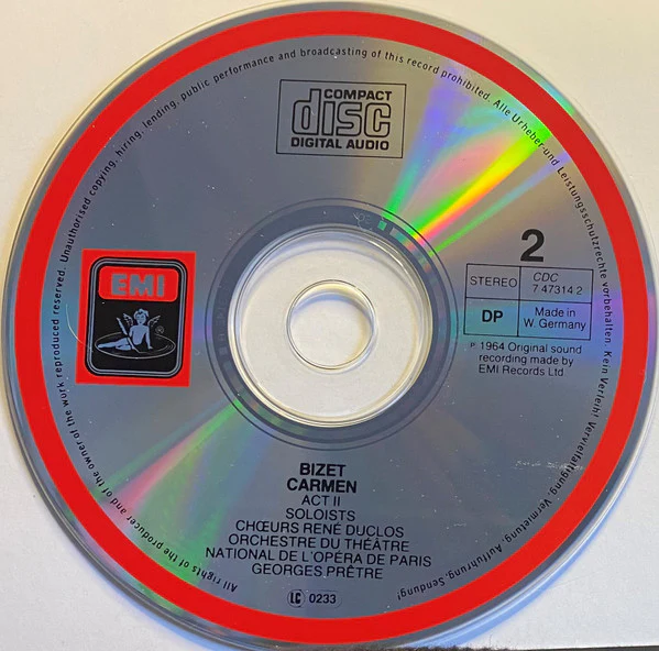 Georges Bizet / Maria Callas, Nicolai Gedda, Andréa Guiot, Robert Massard, Les Chœurs René Duclos, Orchestre National De L'Opéra De Paris, Georges Prêtre - Carmen (CD) - Image 5