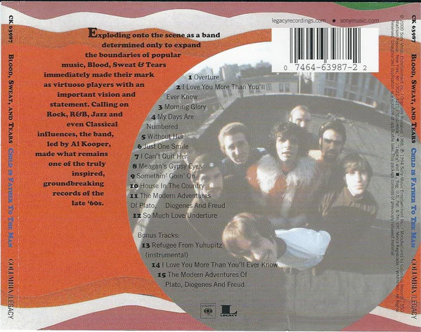 Blood, Sweat And Tears - Child Is Father To The Man (CD) - Image 3