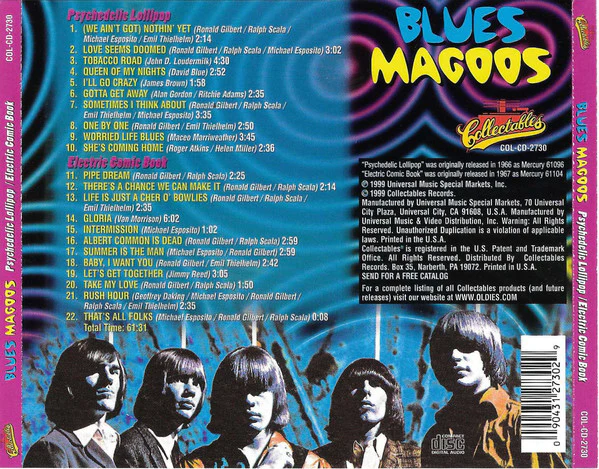 Blues Magoos - Psychedelic Lollipop / Electric Comic Book (CD) - Image 2