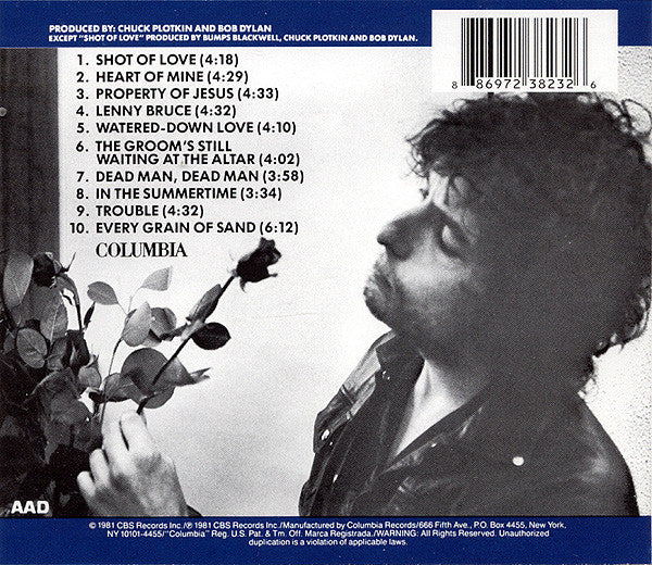 Bob Dylan - Shot Of Love (CD) - Image 2