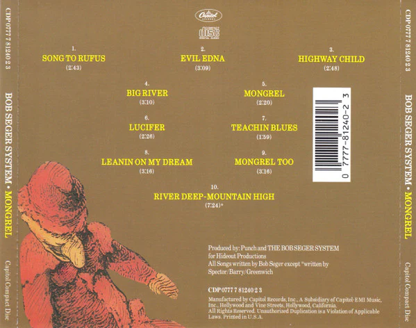 Bob Seger System - Mongrel (CD) - Image 2