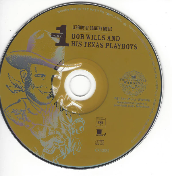 Bob Wills & His Texas Playboys - Legends Of Country Music: Bob Wills And His Texas Playboys (CD) - Image 3