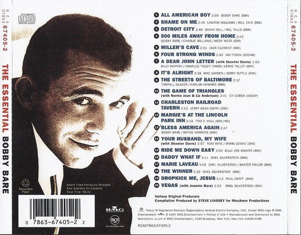 Bobby Bare - The Essential Bobby Bare (CD) - Image 2