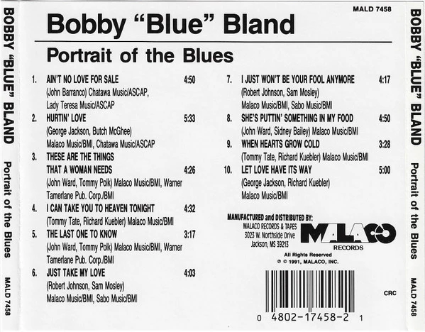 Bobby Bland - Portrait Of The Blues (CD) - Image 2