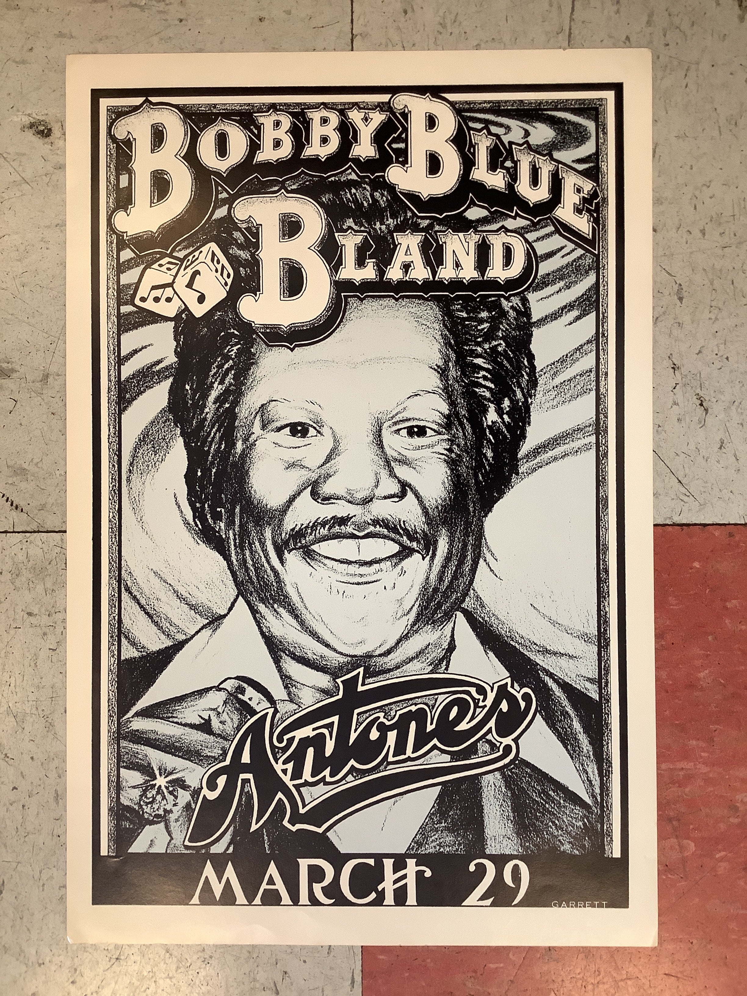 Bobby Blue Bland at Antone's Nightclub - 1980 (Poster)