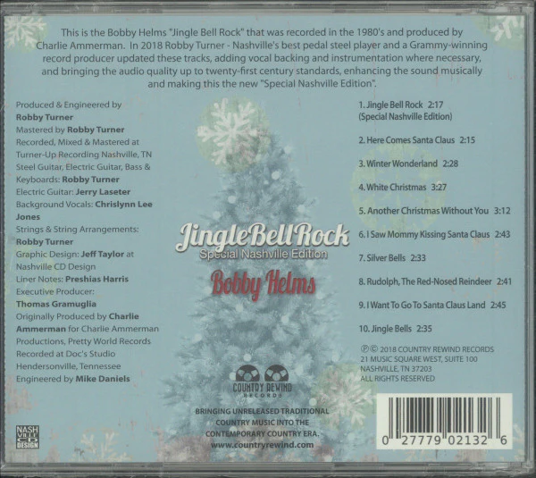 Bobby Helms - Jingle Bell Rock Special Nashville Edition (CD) - Image 2