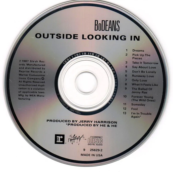 BoDeans - Outside Looking In (CD) - Image 3