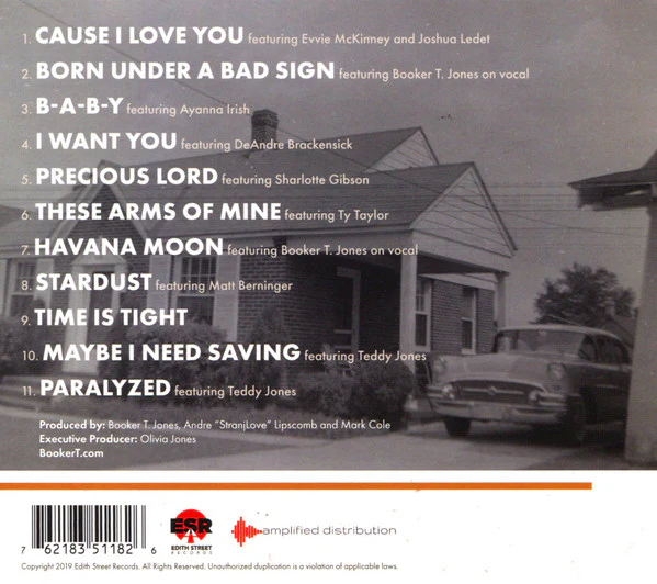 Booker T. Jones - Note By Note (CD) - Image 2